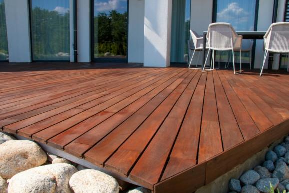 Pose de terrasse
