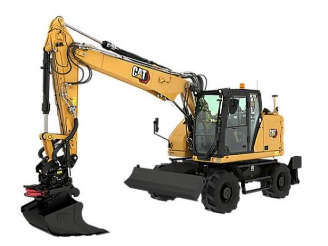 Location pelle a pneus 16t avec chauffeur